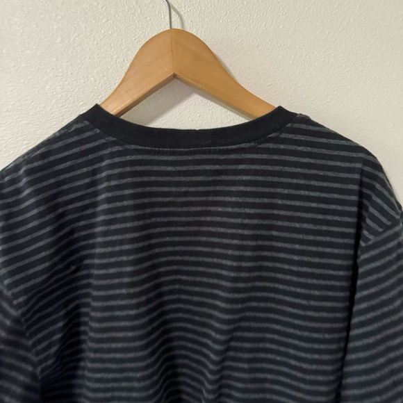 Carhartt Loose Fit Workwear Pocket T-Shirt Gray Stripe-Large Tall - Picture 4 of 8